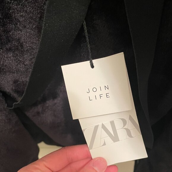 NWT Black Winter Parka || Zara - Picture 11 of 12